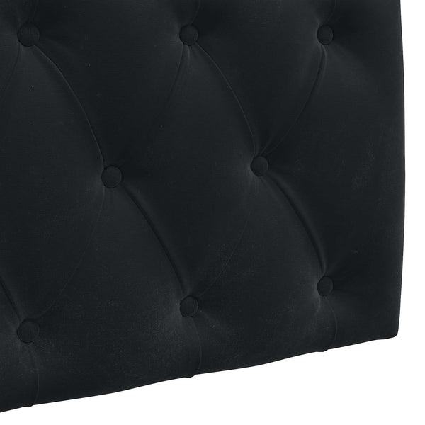 vidaXL Hanging Headboard Black Velvet