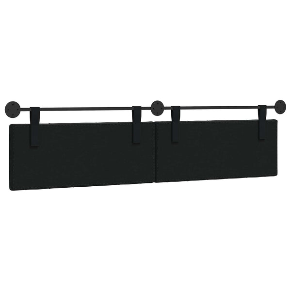 vidaXL Hanging Headboard Black Velvet