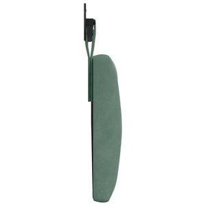 vidaXL Hanging Headboard Sea Green Velvet
