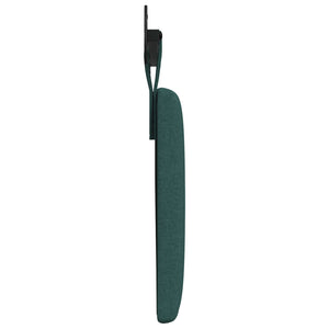 vidaXL Hanging Headboard Dark Green Fabric