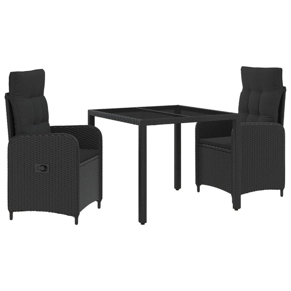 3-teiliges Outdoor-Esstisch-Set
