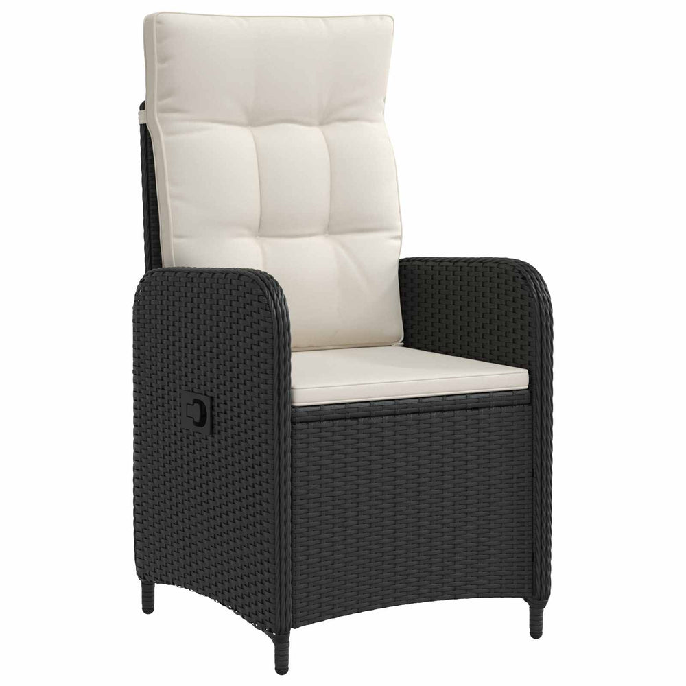 Outdoor Esstisch Set, 7-teilig, PE-Rattan