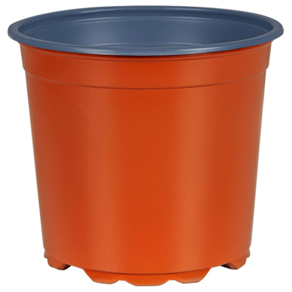 vidaXL Plant Pot 200 pcs Terracotta Ø 15 x 13 cm Plastic