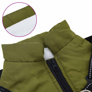 Hundemantel Olive L28 Fleece Polyester
