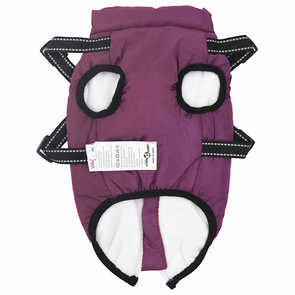 Lila Hundemantel Fleece Polyester L24