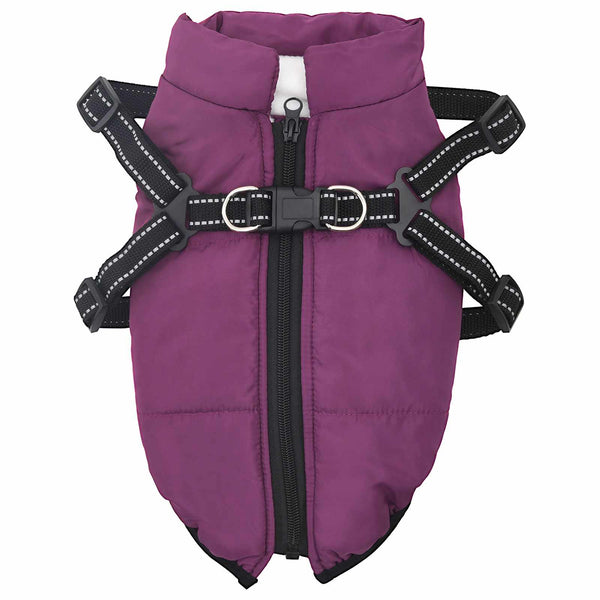 Lila Hundemantel Fleece L36