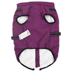 vidaXL Dog Coat Purple L48 Fleece and Polyester