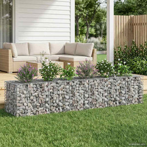 Gabionen Hochbeet 2er Set, 260cm
