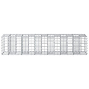 Gabionen Hochbeet 2er Set, 260cm