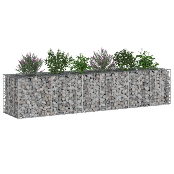 Gabionen Hochbeet 2er Set, 260cm