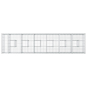 Gabionen Hochbeet 2er Set, 260cm
