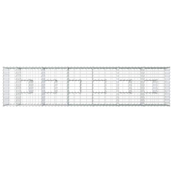 Gabionen Hochbeet 2er Set, 260cm