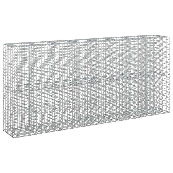 Gabionen Hochbeet 330x50x150cm, 4er Set