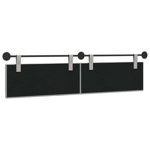 vidaXL Wall-Mounted Headboard Cloud Grey Fabric