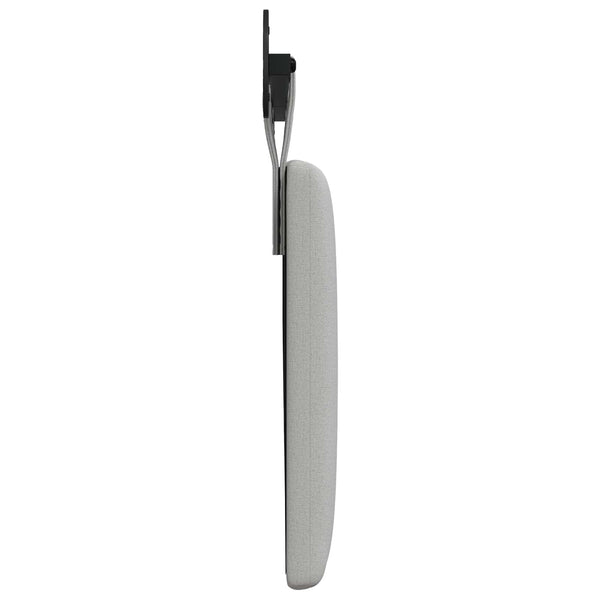 vidaXL Wall-Mounted Headboard Cloud Grey Fabric