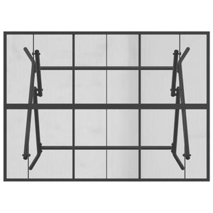 vidaXL Garden Furniture Set 5 pcs Anthracite Iron and Steel