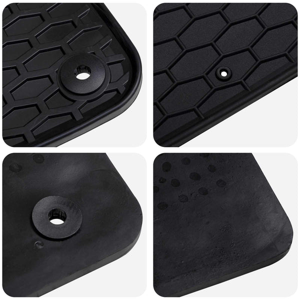 vidaXL Car Floor Mats 4 pcs Black Suitable for Seat LEON 2020- Rubber