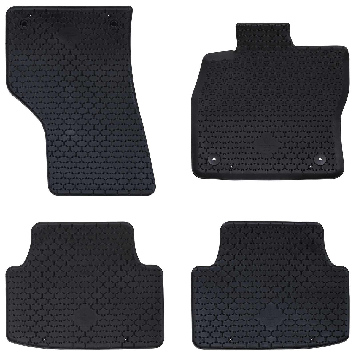 vidaXL Car Floor Mats 4 pcs Black Suitable for Seat LEON 2020- Rubber