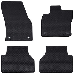 vidaXL Car Floor Mats 4 pcs Black Suitable for VW CADDY 2020- Rubber