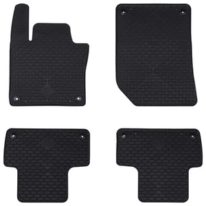 vidaXL Car Floor Mats 4 pcs Black Suitable for Volvo XC60 2018- Rubber