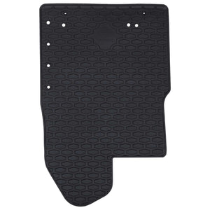vidaXL Car Floor Mats 3 pcs Black Rubber