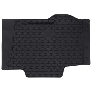vidaXL Car Floor Mats 3 pcs Black Rubber