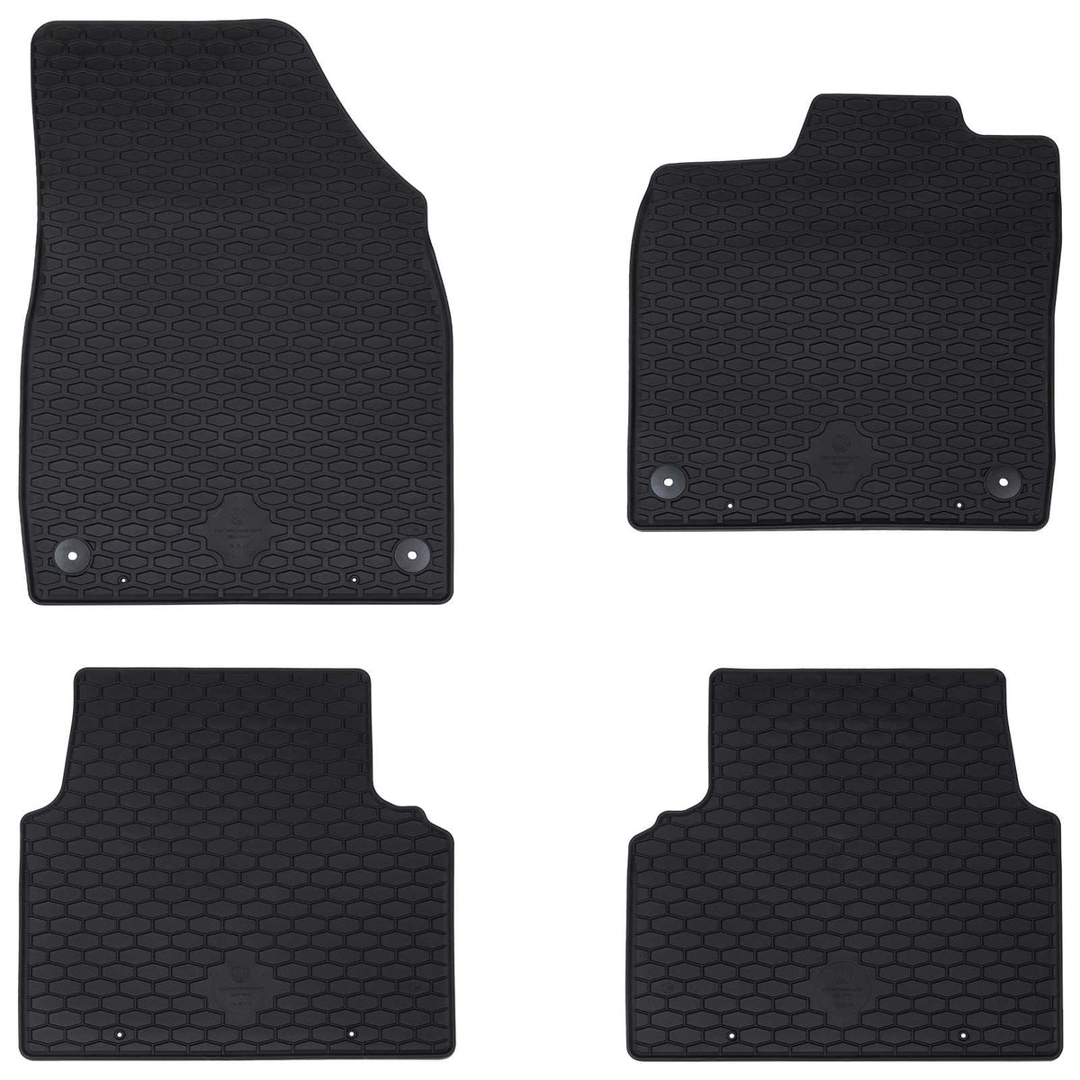 vidaXL Car Floor Mats 4 pcs Black suitable for VW ID.3 2019- Rubber