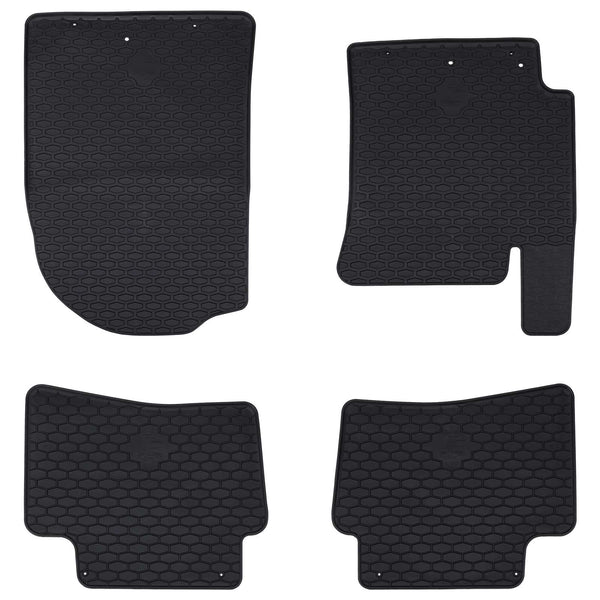 vidaXL Car Floor Mats 4 pcs Black Suitable for Kia RIO, STONIC 2017-