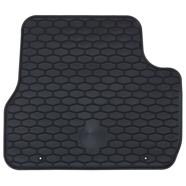 vidaXL Car Floor Mats 4 pcs Black suitable for C3 2017-2024 Rubber