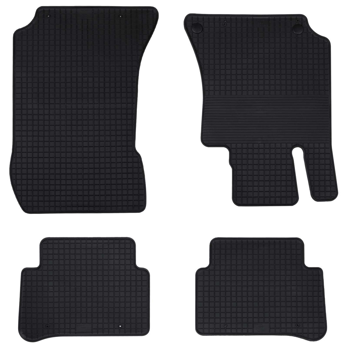 vidaXL Car Floor Mats 4 pcs Black Suitable for MERCEDES E 2009-2016