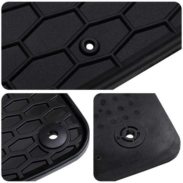 vidaXL Car Floor Mats 4 pcs Black Suitable for FABIA III 2014-2022