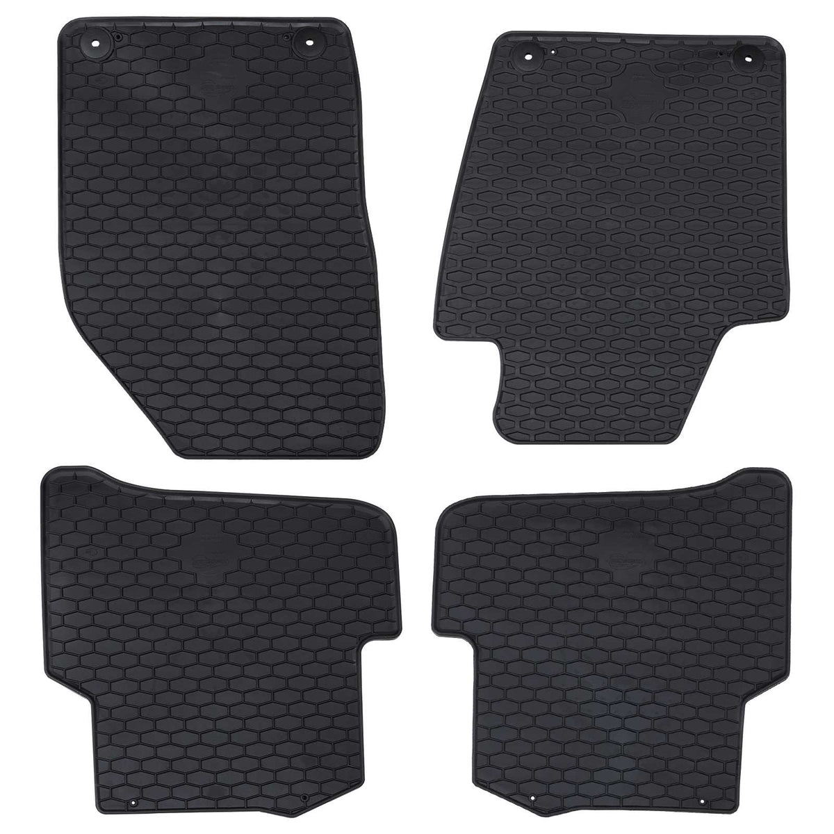 vidaXL Car Floor Mats 4 pcs Black Suitable for FABIA III 2014-2022