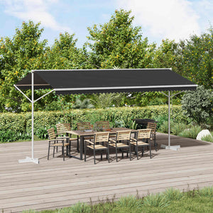 vidaXL Freestanding Awning Anthracite 5 x 3 m Polyester