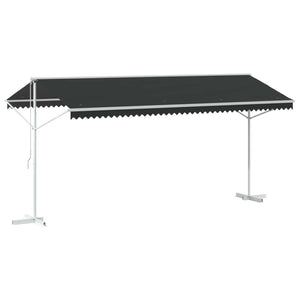 vidaXL Freestanding Awning Anthracite 5 x 3 m Polyester