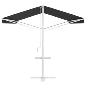 vidaXL Freestanding Awning Anthracite 5 x 3 m Polyester