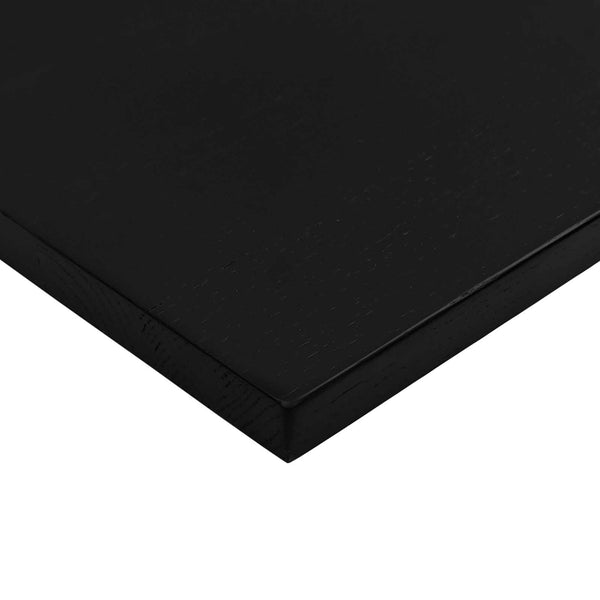vidaXL Desk with Storage Black and Dark Brown 120 x 60 cm