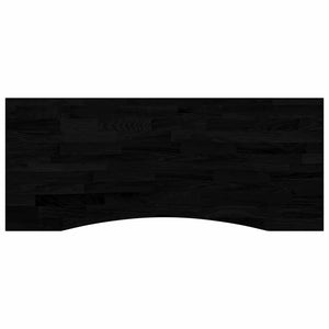 vidaXL Desk with Storage Black and Dark Brown 120 x 60 cm