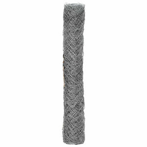 vidaXL Chain Link Fence Galvanised 2 x 10 m Glass
