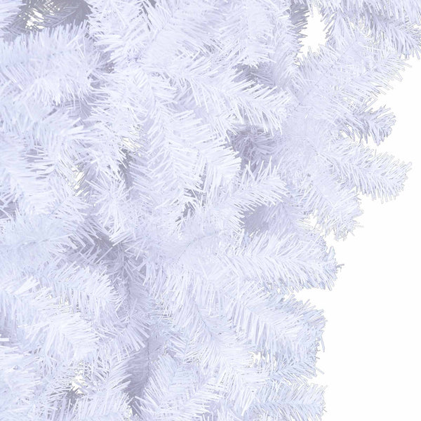 vidaXL Artificial Christmas Tree White 180 cm PVC and Steel