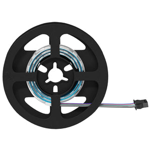 vidaXL LED Strip 2 pcs Black and Transparent 450 mm