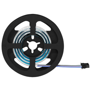 vidaXL LED Strips 2 pcs Black and Transparent 550 mm