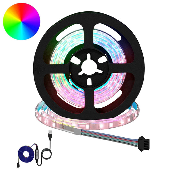 vidaXL LED Strip Lights 2 pcs Black and Transparent 750 mm