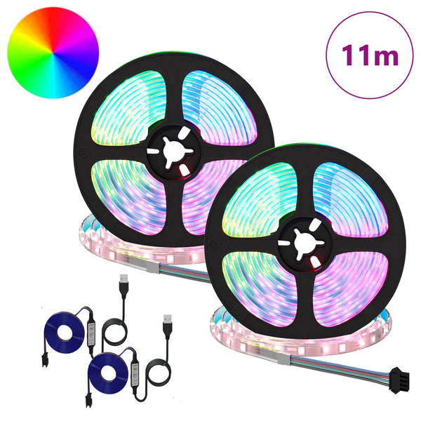 LED Streifen 2er Set 5500mm