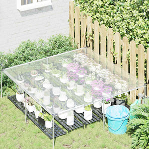 Transparente Pflanzenabdeckung 2x2 m