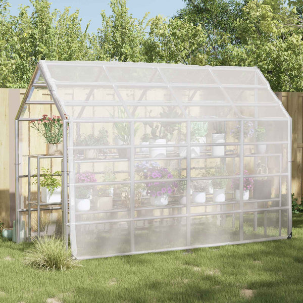 Transparente Pflanzenabdeckung 3x3 m