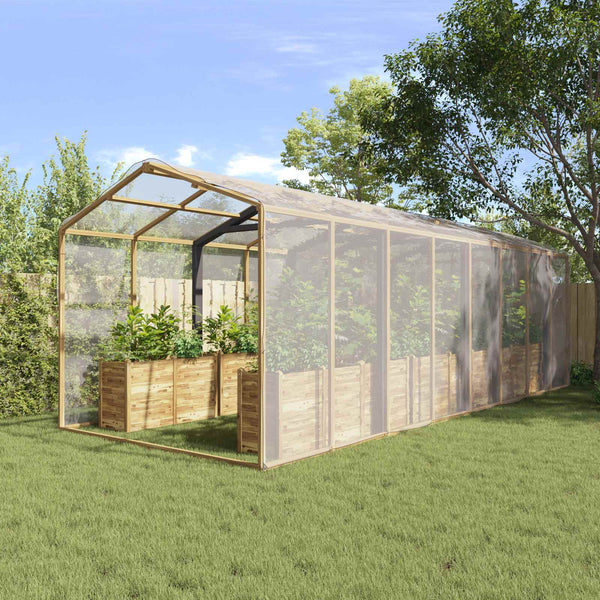 vidaXL Plant Cover Transparent 6 x 12 m PE