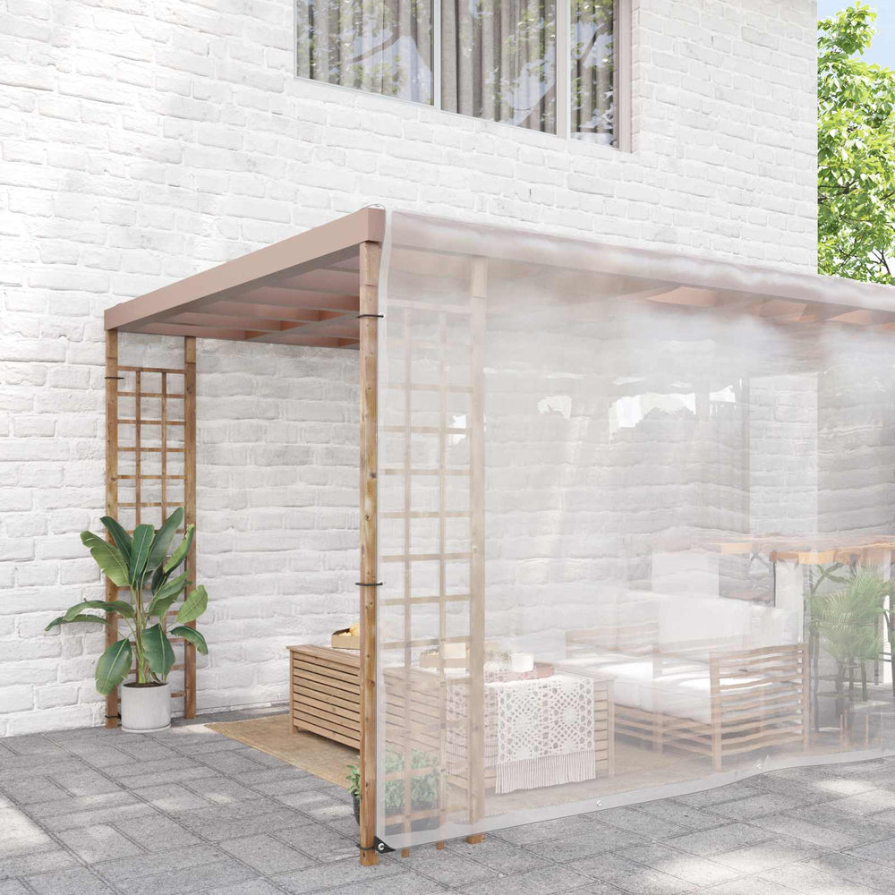 vidaXL Plant Cover Transparent 12 x 12 m PE