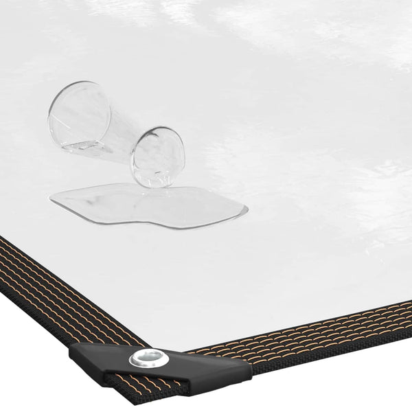 vidaXL Transparent Plant Cover 5 x 5 m PE