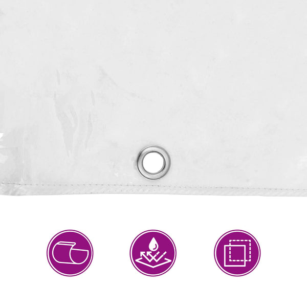 vidaXL Plant Cover Transparent 1 x 2 m PVC