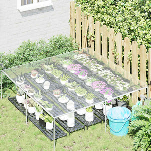 vidaXL Transparent Plant Cover 2 x 2 m PVC